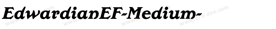 EdwardianEF-Medium字体转换