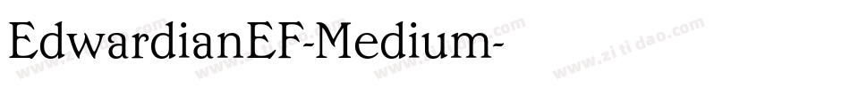 EdwardianEF-Medium字体转换