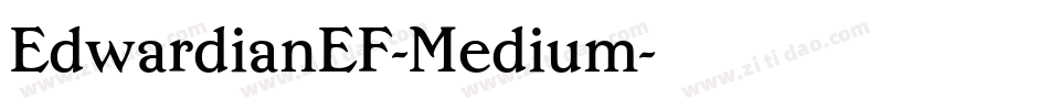 EdwardianEF-Medium字体转换