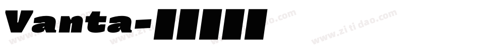 Vanta字体转换