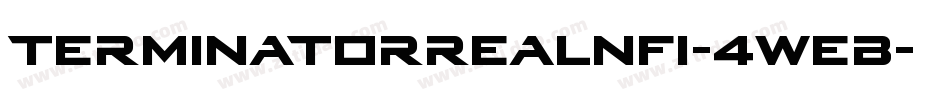 TerminatorRealNfi-4WeB字体转换