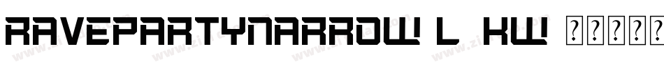 RavepartyNarrow-L8KW字体转换