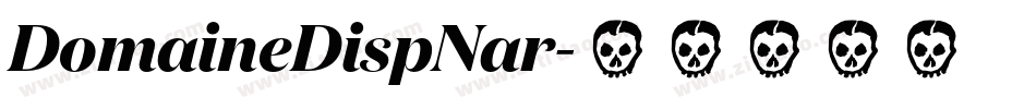 DomaineDispNar字体转换