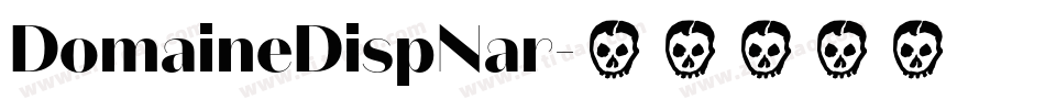 DomaineDispNar字体转换