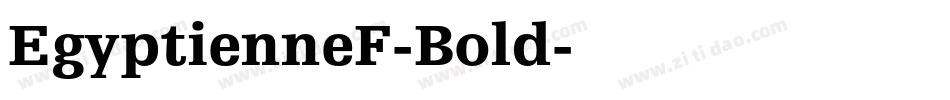 EgyptienneF-Bold字体转换