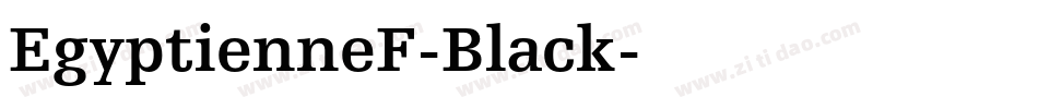 EgyptienneF-Black字体转换