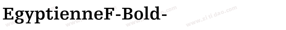 EgyptienneF-Bold字体转换
