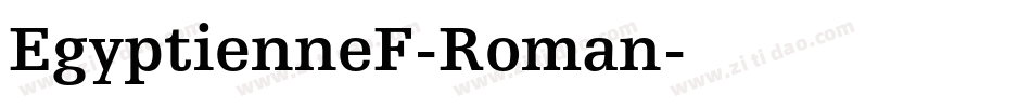 EgyptienneF-Roman字体转换