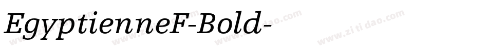EgyptienneF-Bold字体转换