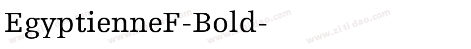 EgyptienneF-Bold字体转换