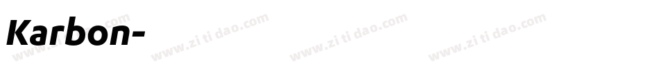 Karbon字体转换