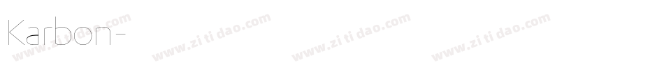 Karbon字体转换
