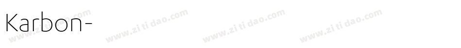 Karbon字体转换