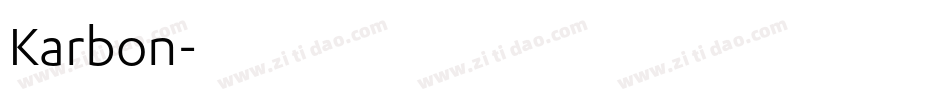 Karbon字体转换