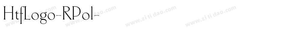 HtfLogo-RPol字体转换