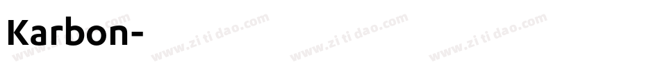 Karbon字体转换