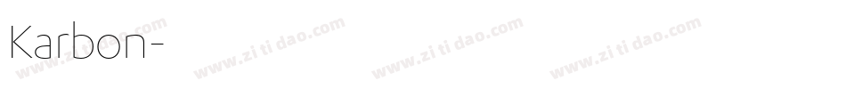 Karbon字体转换