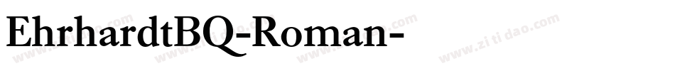 EhrhardtBQ-Roman字体转换