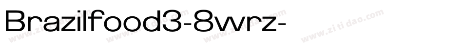 Brazilfood3-8wrz字体转换