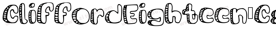 CliffordEighteen-Caps字体转换