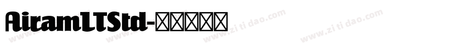 AiramLTStd字体转换