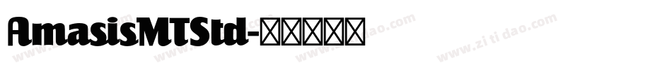 AmasisMTStd字体转换
