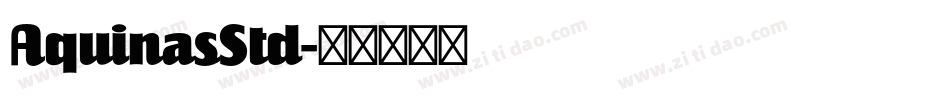 AquinasStd字体转换