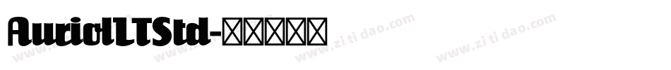 AuriolLTStd字体转换
