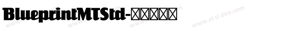 BlueprintMTStd字体转换