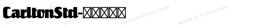 CarltonStd字体转换