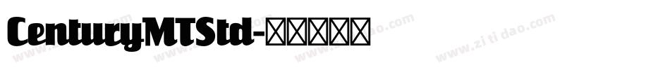 CenturyMTStd字体转换