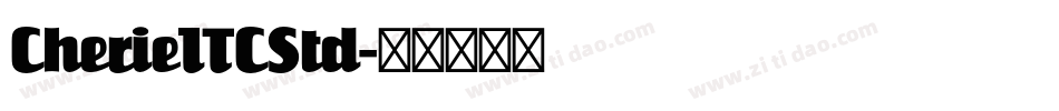 CherieITCStd字体转换