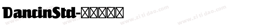 DancinStd字体转换