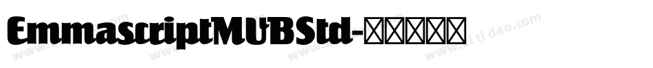 EmmascriptMVBStd字体转换