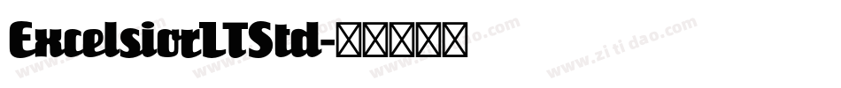 ExcelsiorLTStd字体转换