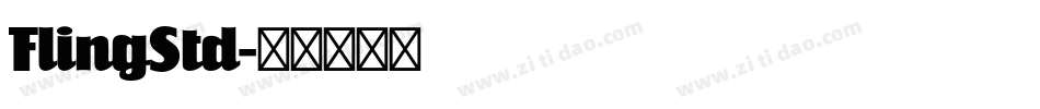 FlingStd字体转换