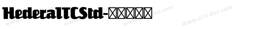 HederaITCStd字体转换