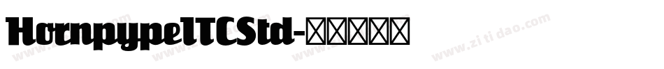 HornpypeITCStd字体转换