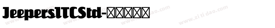JeepersITCStd字体转换
