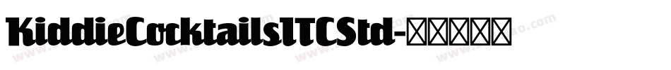 KiddieCocktailsITCStd字体转换