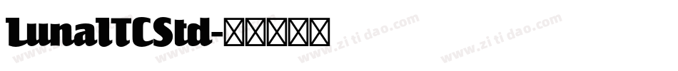 LunaITCStd字体转换