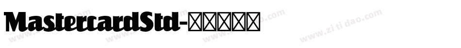MastercardStd字体转换