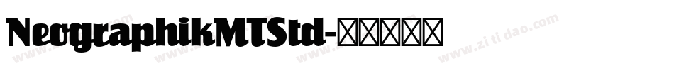 NeographikMTStd字体转换