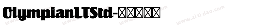 OlympianLTStd字体转换