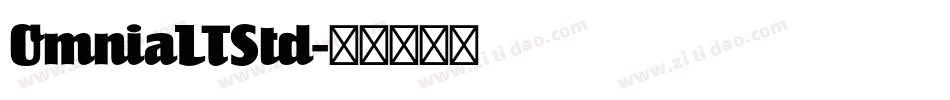 OmniaLTStd字体转换