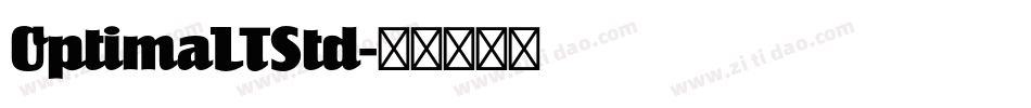 OptimaLTStd字体转换