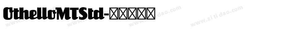 OthelloMTStd字体转换