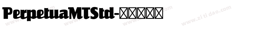 PerpetuaMTStd字体转换