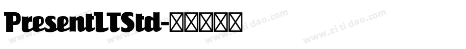 PresentLTStd字体转换