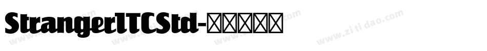 StrangerITCStd字体转换